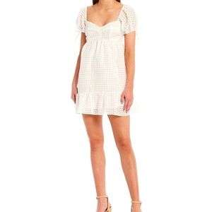 Bride / bridal shower shift white dress